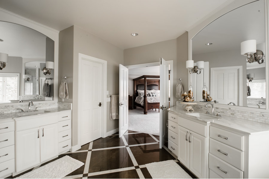Traditional Bathroom Design Photo by Kasabella Wayfair
